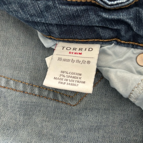 Torrid Distressed Girlfriend Jeans - Picture 8 of 12